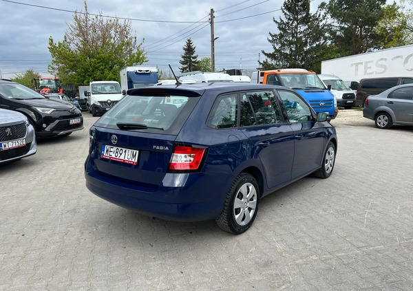 Skoda Fabia cena 36900 przebieg: 126710, rok produkcji 2018 z Obrzycko małe 254